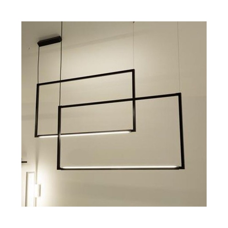 Nemo Spigolo Verticale Hanglamp - Zwart - Outlet