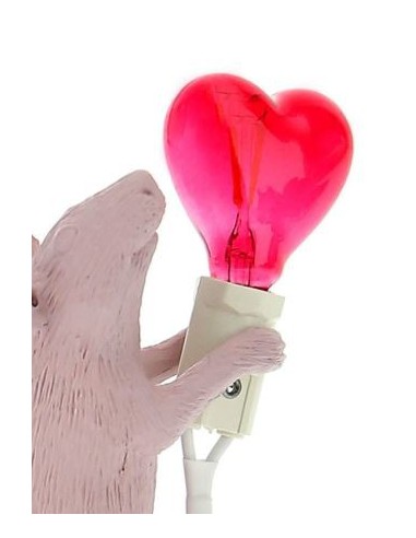 SELETTI Mouse Lamp Replace Bulb Heartshaped